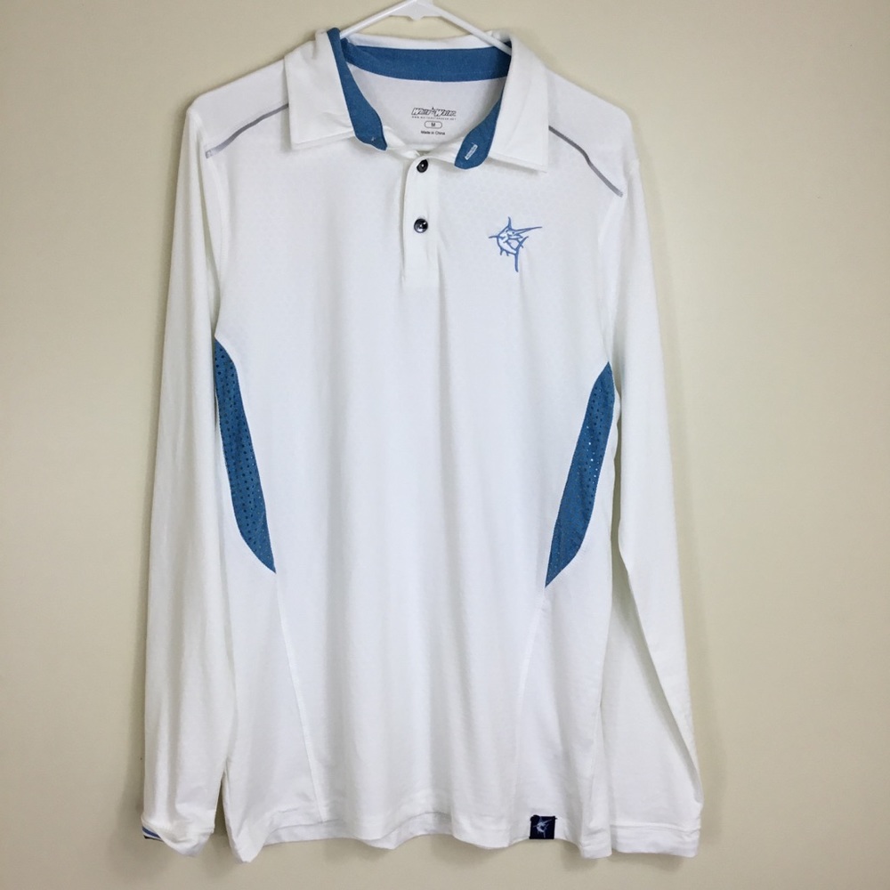 White Water Men’s Long Sleeve Vented Shirt Medium